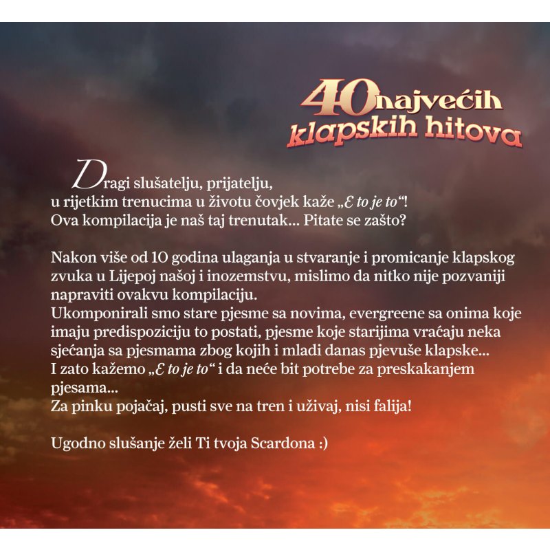 40 najveÄih klapskih hitova - Slika 3